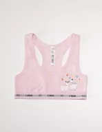 Majtki dla dzieci - Top dziewczęcy z bawełny jersey - LA/MA - miniaturka - grafika 1