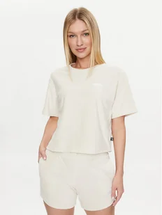 Puma T-Shirt Ess Elevated 677947 Écru Regular Fit - Koszulki i topy damskie - miniaturka - grafika 1