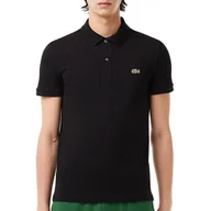 Koszulki męskie - Koszulka Lacoste PH4012-031 - czarna - miniaturka - grafika 1