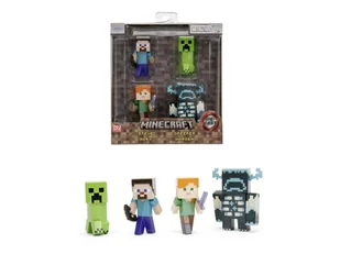 Jada Minecraft 4-pak metal figurek 6,5cm - Figurki dla dzieci - miniaturka - grafika 1
