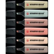 Przybory szkolne - Stabilo ZAKRESLACZ 6KOL MARK CZAR 2SZ NATUR STAB BOSSPG - miniaturka - grafika 1