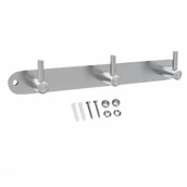 Wieszaki do szafy - Wieszak na płaszcze ze stali nierdzewnej model B - 3 haczyki - wieszaki Wieszak w 5 różnych wzorach - miniaturka - grafika 1