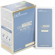 Suplementy naturalne - Biofarmacja Biofarmacja bioMagnez Premium B6 B12 cynk 20 sasz. - miniaturka - grafika 1