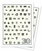 Akcesoria do gier planszowych - Koszulki na karty Magic the Gathering - 30th Anniversary - Apex Sleeves (100) - miniaturka - grafika 1