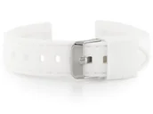 Akcesoria do zegarków - Pasek gumowy do zegarka U20 - biały 20mm - miniaturka - grafika 1
