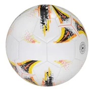 Piłka nożna - Piłka KICK AROUND, biały, czarny - miniaturka - grafika 1