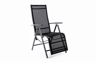 Garthen Ogrodowe aluminiowe krzesło składane z podnóżkiem RELAX - an - Fotele i krzesła ogrodowe - miniaturka - grafika 1