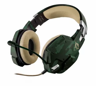 Trust GXT322C wielokolorowe (GXT 322C Gaming Headset green camouflage) - Słuchawki - miniaturka - grafika 1