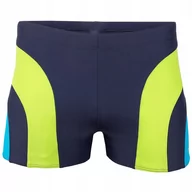 Kąpielówki męskie - Kąpielówki męskie Crowell Sykes kol.02 granatowo-zielono-niebieskie-2XL - miniaturka - grafika 1