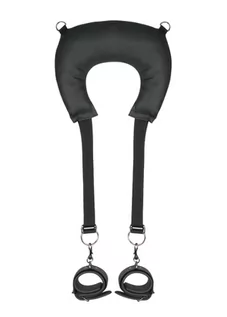 Akcesoria BDSM - Pillow & Ankle Cuffs Leg Position Strap - grafika 1