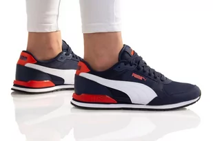 Buty dla dzieci Puma ST Runner granatowe - Odzież sportowa dziecięca - miniaturka - grafika 1