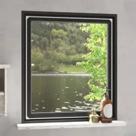 Moskitiery - Magnetyczna moskitiera do okien biała 120x140 cm - miniaturka - grafika 1
