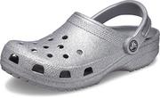 grey glitter crocs