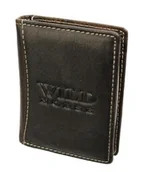 Portfele - Portfel Męski Skórzany WILD Skóra Licowa Mały Pionowy Bez Zapięcia RFID 5505 10,5 x 9 x 2 [cm] - miniaturka - grafika 1
