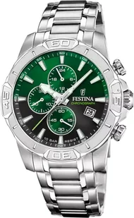 Zegarek Zegarek Festina F20704-5 Timeless Chronograph - Zegarki męskie - miniaturka - grafika 1