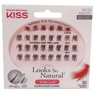 Kiss sztuczne rzęsy kępki Trio Lash x-s/s x30 - Sztuczne rzęsy i akcesoria - miniaturka - grafika 1