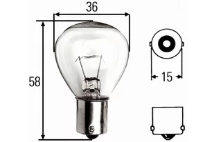 Hella 8 GA 002 074  121 kolor  hlampe, lampa sygnalizacyjno-ostrzegawcza 8GA 002 074-121 - Akcesoria do elektronarzędzi - miniaturka - grafika 1