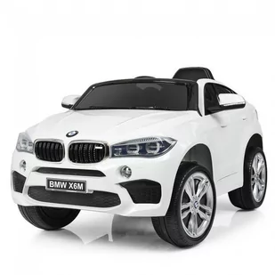 Import SUPER-TOYS ORYGINALNE BMW X6M BIAŁY - Pojazdy elektryczne dla dzieci - miniaturka - grafika 1