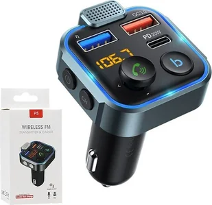Transmiter FM Vega ECOBOX TRANSMITER FM 12/24 V BLUETOOTH 2 X USB + PD 20W> - Transmitery FM - miniaturka - grafika 1