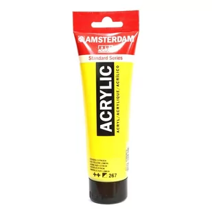 Talens Amsterdam, farba akrylowa, 20 ml, Żółty cytrynowy - Przybory szkolne - miniaturka - grafika 1