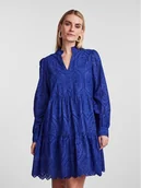 Sukienki - YAS Sukienka codzienna 26027162 Niebieski Regular Fit - miniaturka - grafika 1