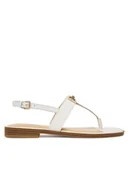 Sandały damskie - Guess Sandały FLJRMY LEA03 Biały - miniaturka - grafika 1