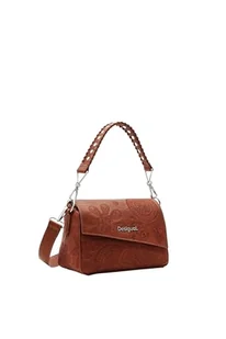 Desigual Women's BOLS_Dejavu Phuket Mini Accessories PU Hand Bag, Brown, brązowy - Torebki damskie - miniaturka - grafika 1