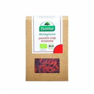 EkoWital Jagody goji suszone BIO 75 g - Zdrowa żywność - miniaturka - grafika 1