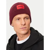 Czapki męskie - Czapka Hugo Xaff 50496011 Bordowy - miniaturka - grafika 1