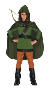 Strój dla dzieci Łucznik Robin Hood (peleryna) 5-6 lat - Dodatki do strojów karnawałowych - miniaturka - grafika 1
