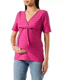 Noppies Damski Top Arua Nursing Short Sleeve T-Shirt, Fuksja Red - N047, 38 - Koszulki i topy damskie - miniaturka - grafika 1