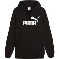 Bluzy męskie - Bluza męska Puma ESS No.1 Logo Hoodie TR czarna 682572 01 2XL - miniaturka - grafika 1