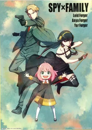 Plakat Anime Spy X Family SXF_062 A1+ Custom Manga