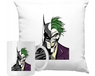 ZESTAW PODUSZKA + KUBEK Batman Joker Pomysł Na Prezent +IMIĘ - Gadżety dla niej i dla niego ZESTAW PODUSZKA + KUBEK Batman Joker Pomysł Na Prezent +IMIĘ - Gadżety dla niej i dla niego - miniaturka - grafika 1