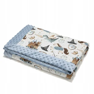 La Millou Lekki Koc Minky - XL - Prince - Wind Blue - Koce i narzuty dla dzieci - miniaturka - grafika 1
