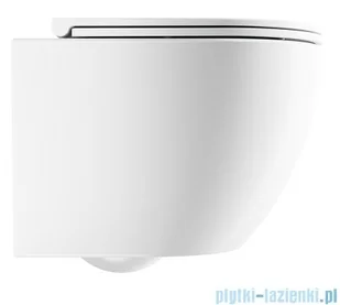 Omnires Ottawa Silent Power™ miska WC wisząca + deska wolnoopadająca biały mat OTTAWASPXMWBM - Kompakty WC - miniaturka - grafika 5
