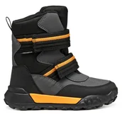 Buty dla chłopców - Śniegowce Geox J Trekkyup B Abx J56MBB 050FU C0036 S Szary - miniaturka - grafika 1