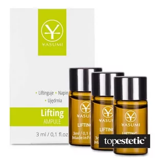 Yasumi Yasumi Lifting Set ZESTAW Ampułka silnie liftingująca 3 szt x 3 ml - Pozostałe kosmetyki do pielęgnacji twarzy - miniaturka - grafika 1