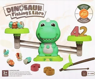 Mega Creative ZAB EDUK WAGA DINO 40X30X6 MC PUD 24/48 - Zabawki interaktywne dla dzieci - miniaturka - grafika 1