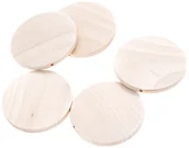 Pasmanteria - Koraliki Drewniane, Monetki 50Mm, 5Szt , Dp Craft - miniaturka - grafika 1