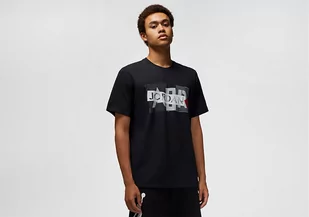 Nike Air Jordan Brand Graphic Crew 3 Black - Koszulki męskie - miniaturka - grafika 1