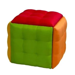 Pufa GO GIFT PUF 5w1 MULTI Wielokolorowy - Fotele i pufy dla dzieci Pufa GO GIFT PUF 5w1 MULTI Wielokolorowy - Fotele i pufy dla dzieci - miniaturka - grafika 1