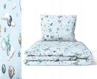 Pościel dla dzieci - Pościel Dziecięca 160x200cm dla dziecka, Certfikat, wzór: Ufo Niebieskie - miniaturka - grafika 1