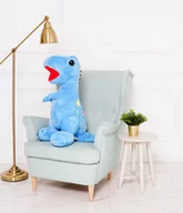 Maskotki i pluszaki - Miś Gustaw, Dinozaur Edi, Niebieski, 110Cm - miniaturka - grafika 1