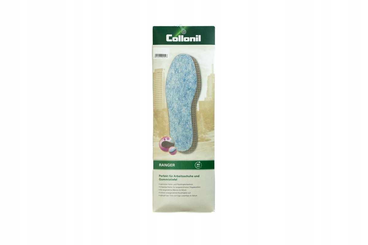COLLONIL RANGER WKŁADKI TERMICZNE DO BUTÓW TREKKINGOWYCH CIEPŁE ROZMIAR 38