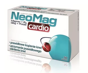 Aflofarm NeoMag Cardio 50 tabletek 8174221 - Witaminy i minerały - miniaturka - grafika 1