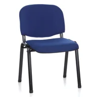 Krzesła - Krzesło czteronożne XT 600 SW Czarny / niebieski hjh OFFICE - miniaturka - grafika 1