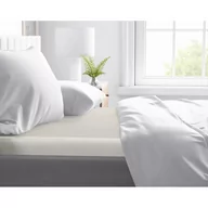 Prześcieradła - Prześcieradło z gumką, Primaviera Delux, bawełna satynowa, 160x200 cm, kremowy - miniaturka - grafika 1