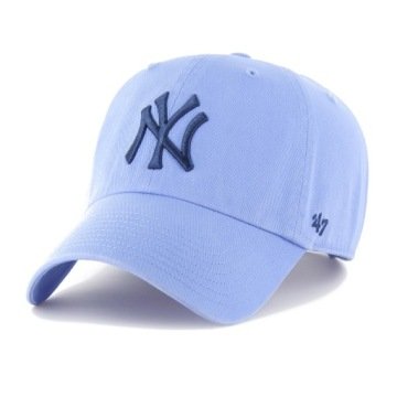 Czapka z daszkiem 47 Brand Mlb New York Yankees Clean Up flax blue Os