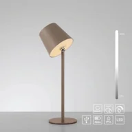 Lampy stojące - Lampka biurkowa Boteria Beige - miniaturka - grafika 1
